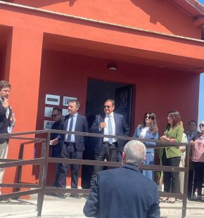 Maccarese, ristrutturato ed inaugurato questa mattina, l'ex-Dazio