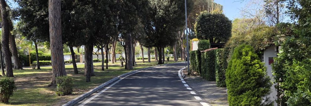 Casalpalocco, torna la viabilità principale, a via Alessandro Magno e via Gorgia di Leontini, nuovo asfalto ed alberature