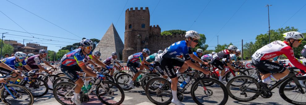 Ciclismo, la grande festa del 79° Gran Premio Liberazione alle Terme di Caracalla