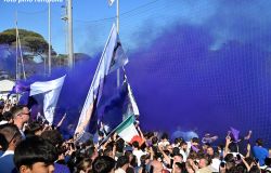 Ostia Mare la festa di giocatori e tifosi all'Anco Marzio ph credit Pino Rampolla
