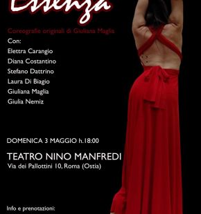 Ostia, al teatro Manfredi la danza in scena con Essenza domenica 3 maggio