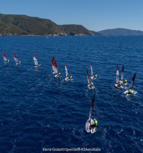 Vela, conclusa la tre giorni del Club del Mare con le regate giovanili degli Open Skiff e degli RS Aero