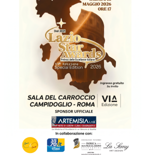 Roma, Premio Eccellenze Italiane, i Lazio Star Awards il 16 maggio in Campidoglio