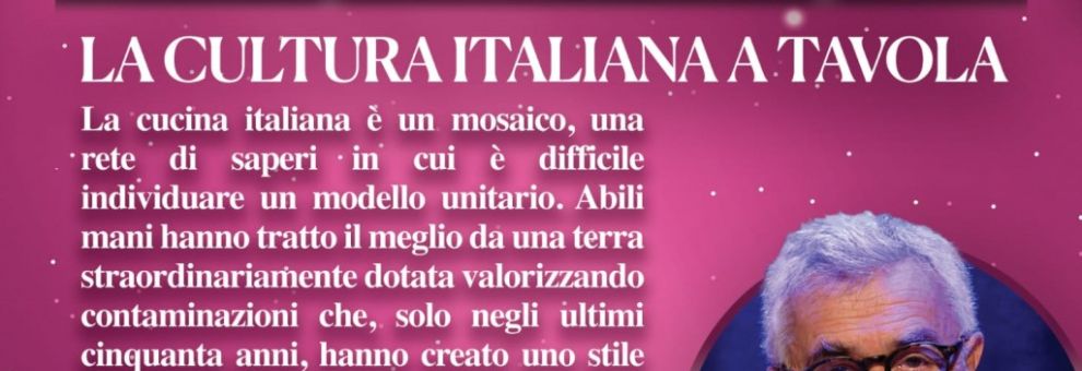 Ostia, al Manfredi per Millenium il prof. Fatigati racconta: La cultura italiana a tavola