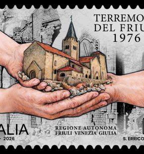 Filatelia, un francobollo nel ricordo del 50° anniversario del sisma in Friuli