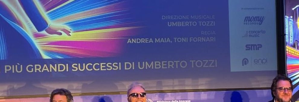 Gloria, la canzone mito di Tozzi diventa un musical