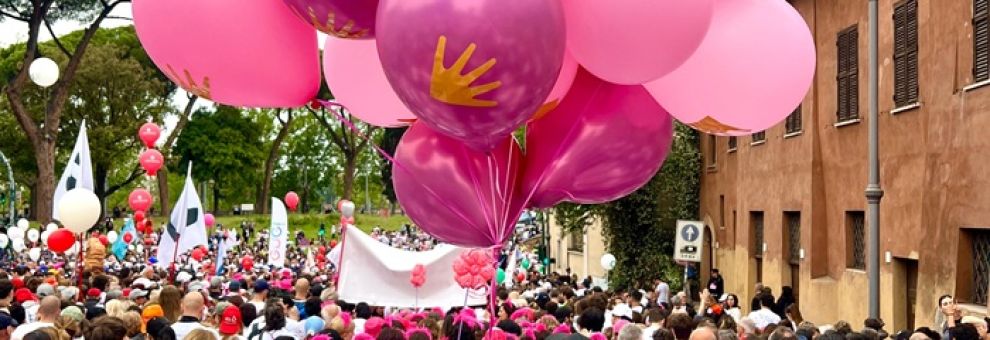 Race for the cure, in 200 mila alla 27° edizione, grande partecipazione al Villaggio della Salute al Circo Massimo