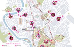 Mappa-percorso-Race-for-the-cure-2026 dal Ministero della Cultura