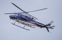 Carabinieri Ostia Elicottero in azioner