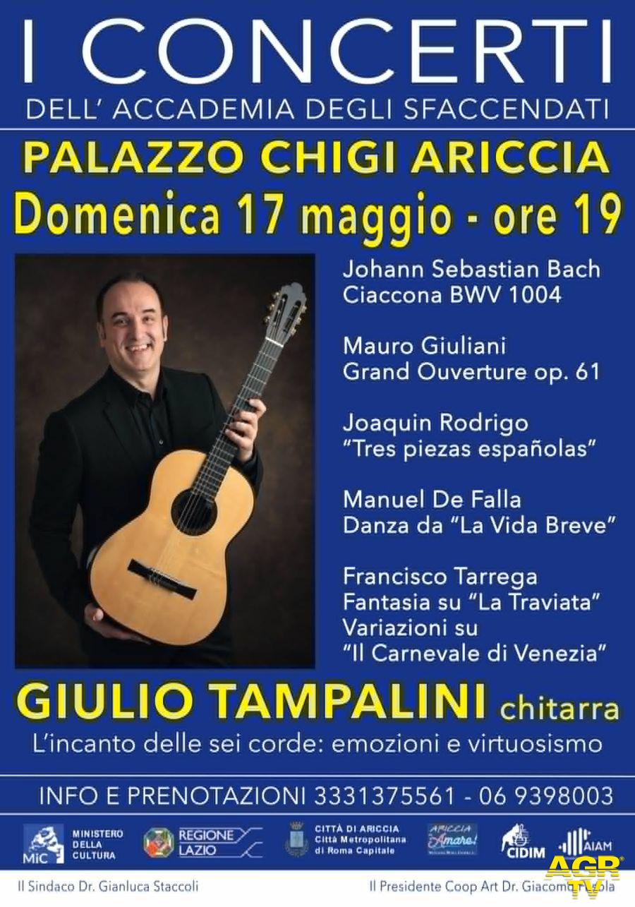 concerto Giulio Tampalini 17_maggio2026 Ariccia locandina da comunicato stampa concerto Giulio Tampalini 17_maggio2026 Ariccia locandina da comunicato stampa
