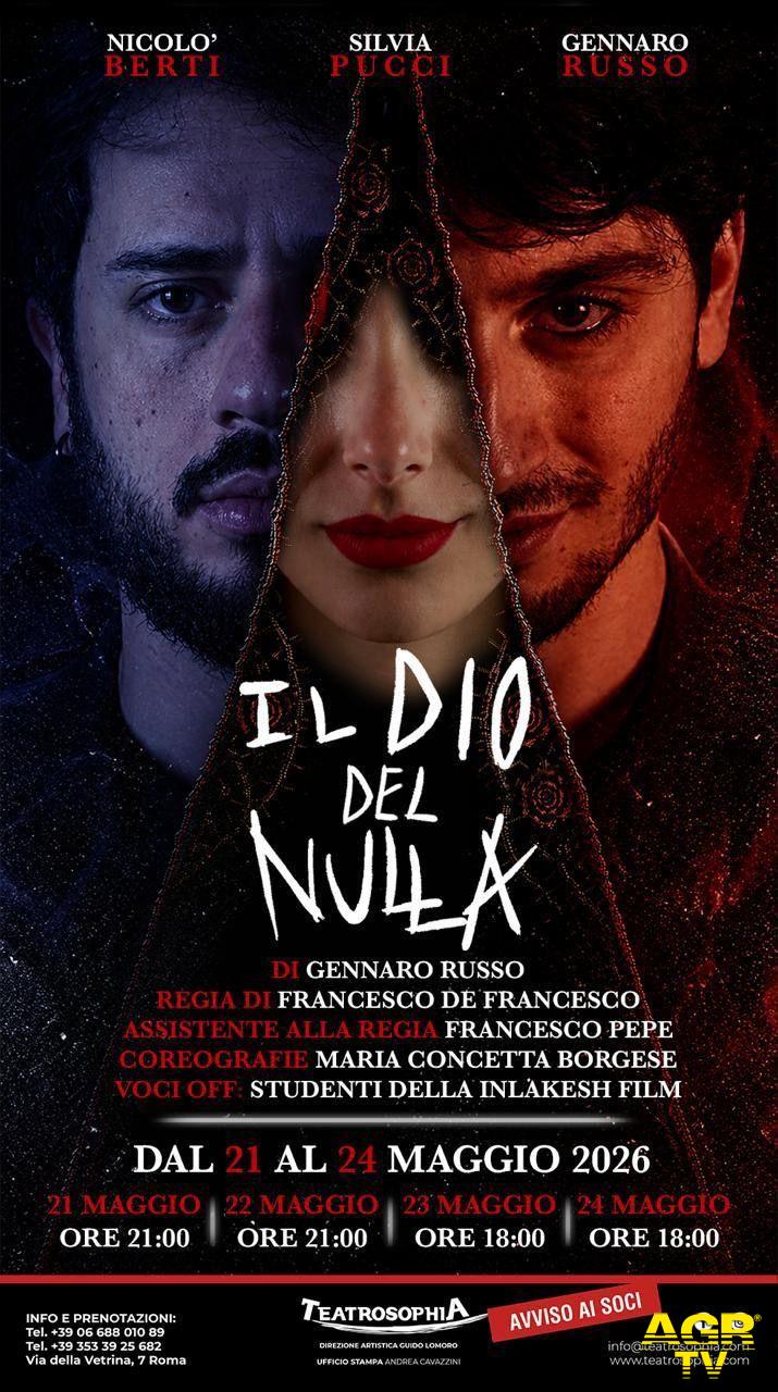 Il Dio del Nulla locandina spettacolo teatrale da comunicato stampa Il Dio del Nulla locandina spettacolo teatrale da comunicato stampa