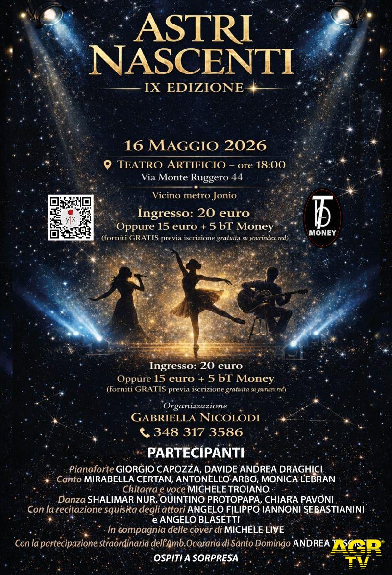 Astri Nascenti IX edizione locandina Astri Nascenti IX edizione locandina