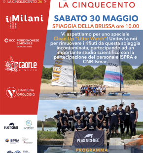 Caorle, La Cinquecento 2026 trasforma velisti e appassionati del mare in sentinelle dell’Adriatico