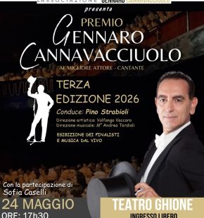 Roma, III edizione del Premio Gennaro Cannavacciuolo, teatro Ghione 24 maggio