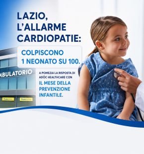 Lazio, allarme cardiopatie, colpiscono un neonato su cento, a Pomezia scatta il mese della prevenzione infantile