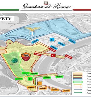 Roma, maratonadella sicurezza per il derby capitolino e la finale degli Internazionali di tennis al Foro Italico