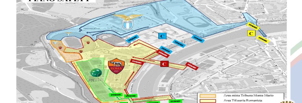 Roma, maratonadella sicurezza per il derby capitolino e la finale degli Internazionali di tennis al Foro Italico