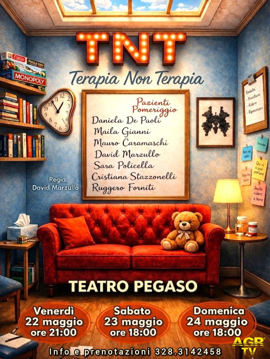 TNT Terapia non terapia locandina spettacolo TNT Terapia non terapia locandina spettacolo