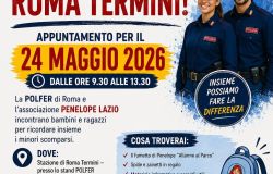 Penelope Lazio e Polfer a Roma Termini per la Giornata Internazionale dei Minori Scomparsi