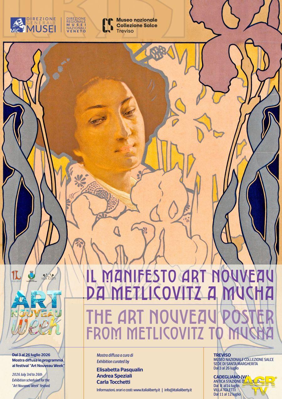 locandina della mostra sul manifesto art nouveau locandina della mostra sul manifesto art nouveau