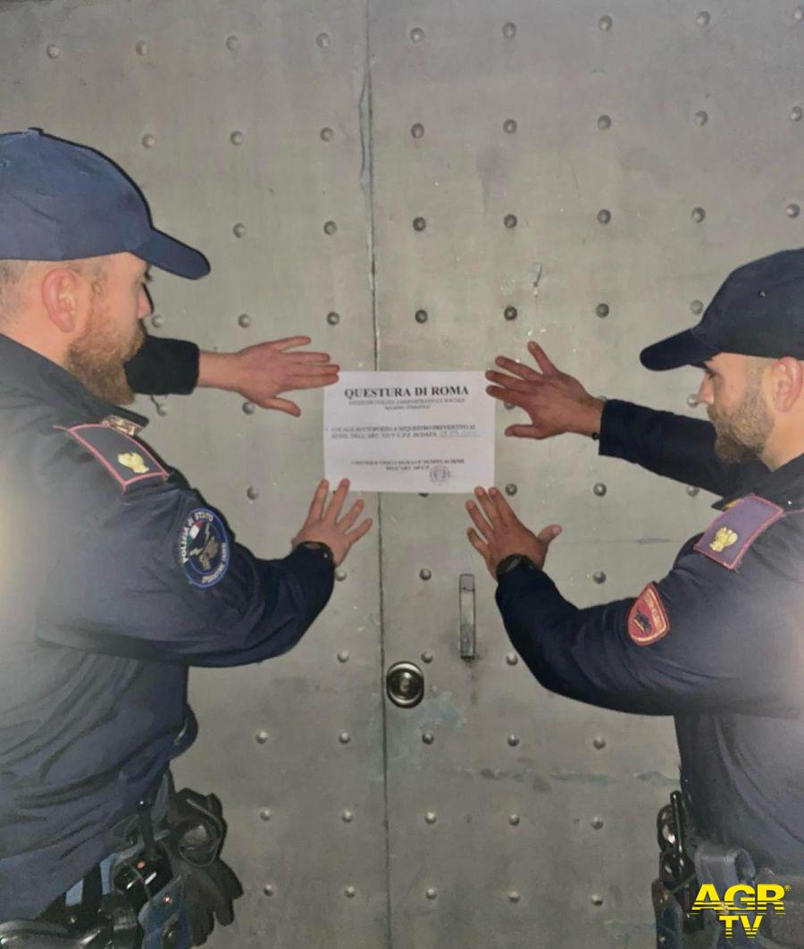 Polizia sequestro locale clandestino Polizia sequestro locale clandestino