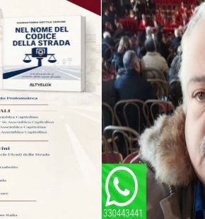 Nel nome del Codice della Strada, 28 maggio in Campidoglio presentazione del libro di Gianantonio Sottile Cervini