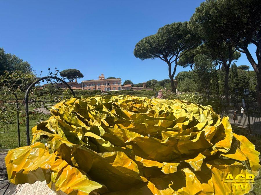 L'opera di Francesca Leone Quel che resta al Roseto foto comunicato stampa Campidoglio L'opera di Francesca Leone Quel che resta al Roseto foto comunicato stampa Campidoglio