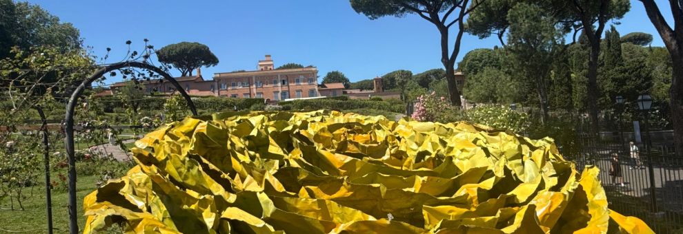 Roma, Roseto comunale, inaugurata l'opera di Francesca Leone: Quel che resta