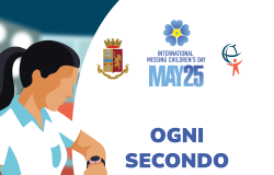 Giornata Internazionale bambini scomparsi locandina Polizia