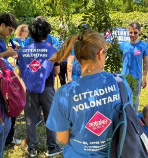 Roma, Retake a Pietralata, i volontari raccolgono oltre 120 kg. di rifiuti