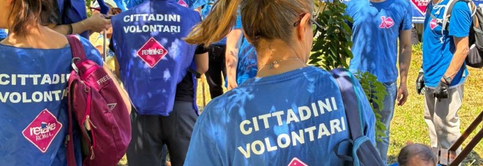 Roma, Retake a Pietralata, i volontari raccolgono oltre 120 kg. di rifiuti