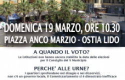 Ostia, no al Commissariamento e subito...al voto