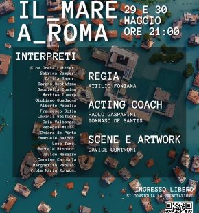 Il mare a Roma il 29 e 30 maggio alla Fonderia delle Arti