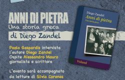 Anni di pietra l'ultimo libro di Diego Zandel per la rassegna Aroma d'amare di Spazi all'Arte