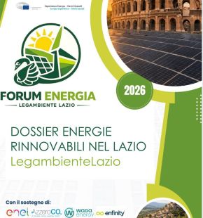 Legambiente, Forum Energia 2026, fotovoltaico in crescita ma nel Lazio si produce solo il 40% dell'energia che si consuma
