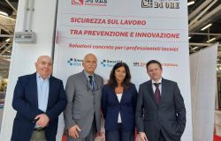 Sergio_Clarelli,_Isabella_Ascione,_Ezio_Bonanni_e_Giampiero_Cardillo_ foto convegno Bologna credit Gimignano
