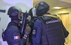I Carabinieri impegnati nella maxioperazione