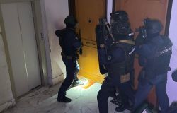 I Carabinieri impegnati nella maxioperazione