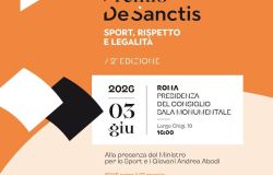 Premio De Sanctis “Sport, Rispetto e Legalità” 2026 a Roma il 3 giugno