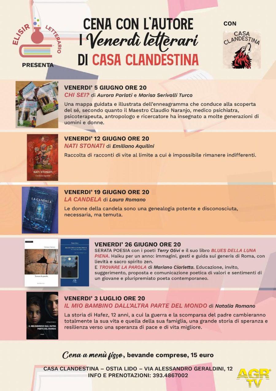 Venerdì letterario Chi Sei Elisir letterario Casa Clandestina Venerdì letterario Chi Sei Elisir letterario Casa Clandestina