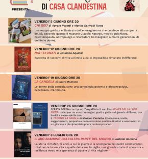 Ostia, a cena con l'autore dal 5 giugno i venerdì letterari alla Casa Clandestina