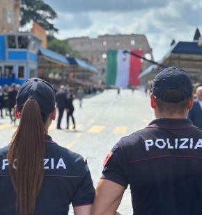 Roma, 2 giugno in sicurezza, intercettati dalla Polizia all'alba 6 ambientalisti con striscione, denunciati