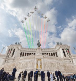 Roma, 2 giugno, celebrato l'80° anniversario della Festa delle Repubblica dal presidente Mattarella