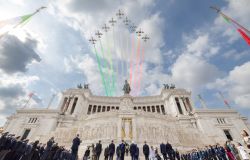 Roma, 2 giugno, celebrato l'80° anniversario della Festa delle Repubblica dal presidente Mattarella
