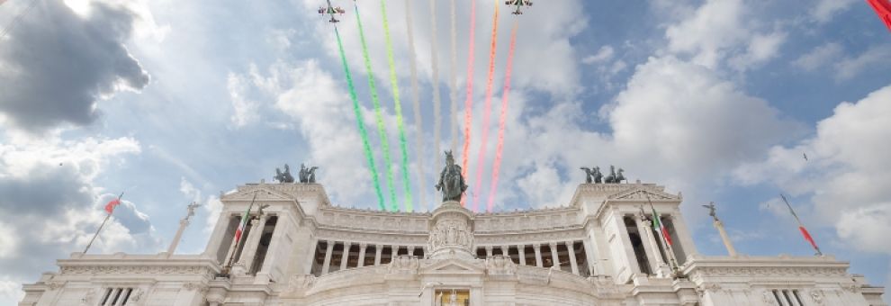 Roma, 2 giugno, celebrato l'80° anniversario della Festa delle Repubblica dal presidente Mattarella