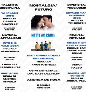 Ladispoli, promossa dall'associazione culturale Quattro Terzi, una rassegna cinematografica fino al 30 giugno