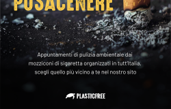 Locandina mozziconi il pianete non è un posacenere plastic free