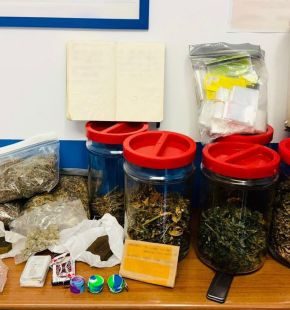 Roma, giro di vite della Polizia contro lo spaccio, da serre indoor al mercato a bordo strada, 9 arresti