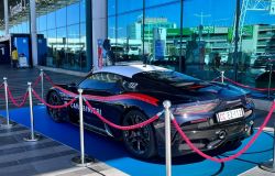 Aeroporto di Fiumicino, 212° anniversario Fondazione Carabinieri, in mostra al terminal 1 la Maserati dell'Arma