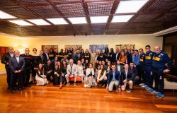Italia femminile volley, accoglienza da applausi all’Ambasciata d’Italia in Brasile: Velasco guida le Azzurre verso la sfida con il Brasile